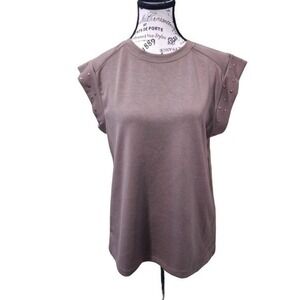 Liam & Company Catrin Studded Top Guacamole Green Size S